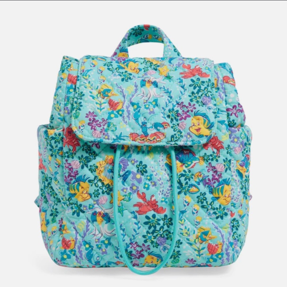 NWT Vera Bradley Little Mermaid Backpack
